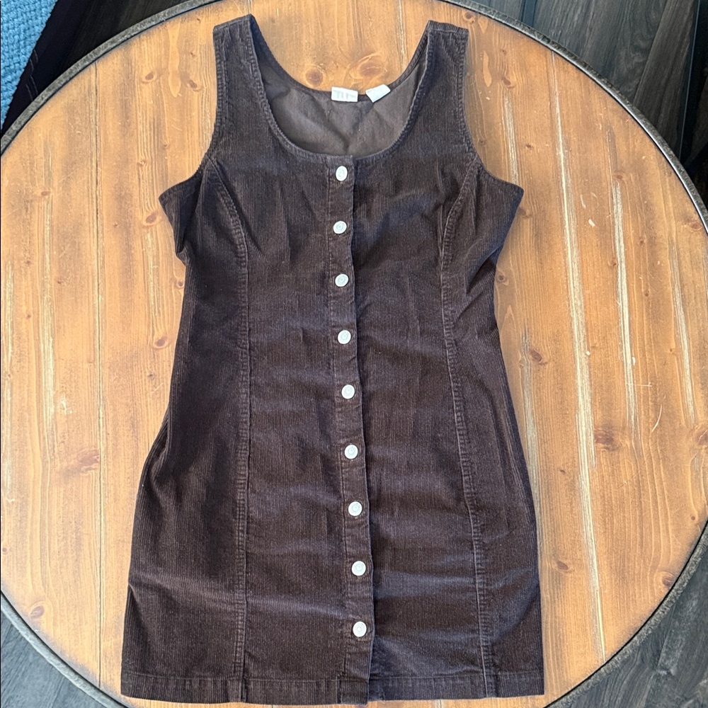 Levi's Brown Corduroy Tank Dress